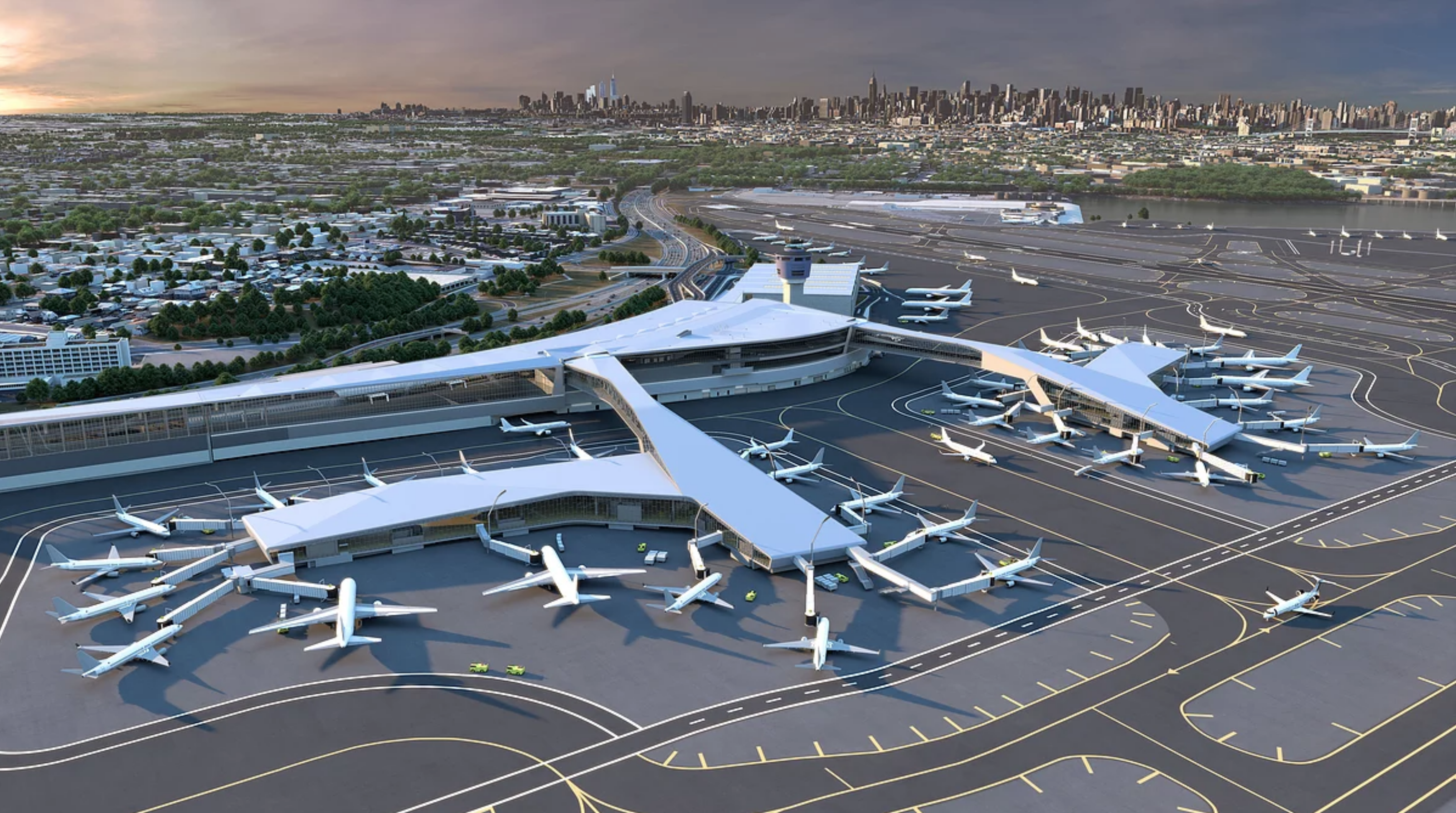 La Guardia Airport in Queens New York